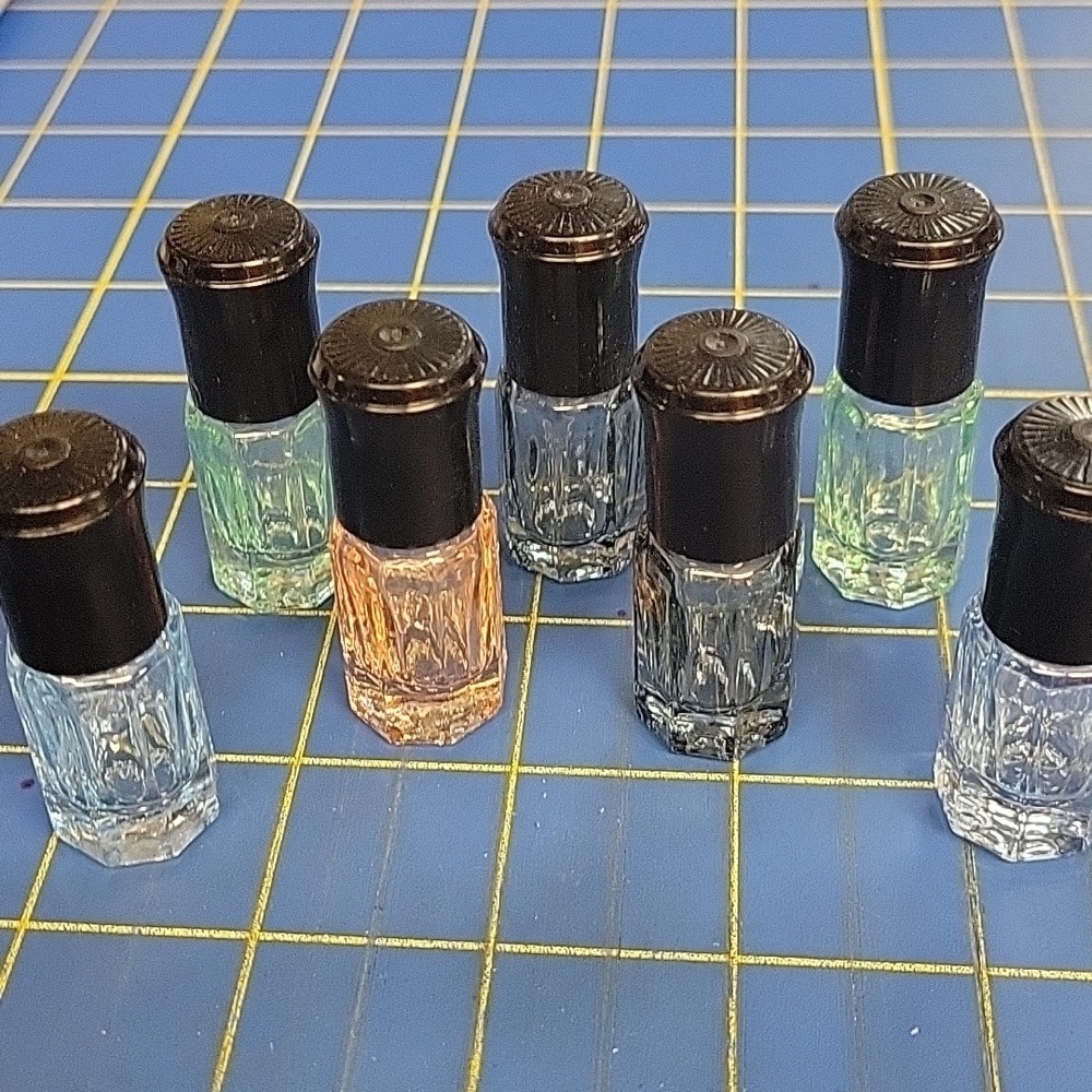 Bundle of 7 Ceramic Roller Bottle Essential Oil or Perfume 3ml